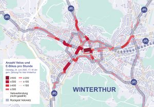 Velozählung in Winterthur